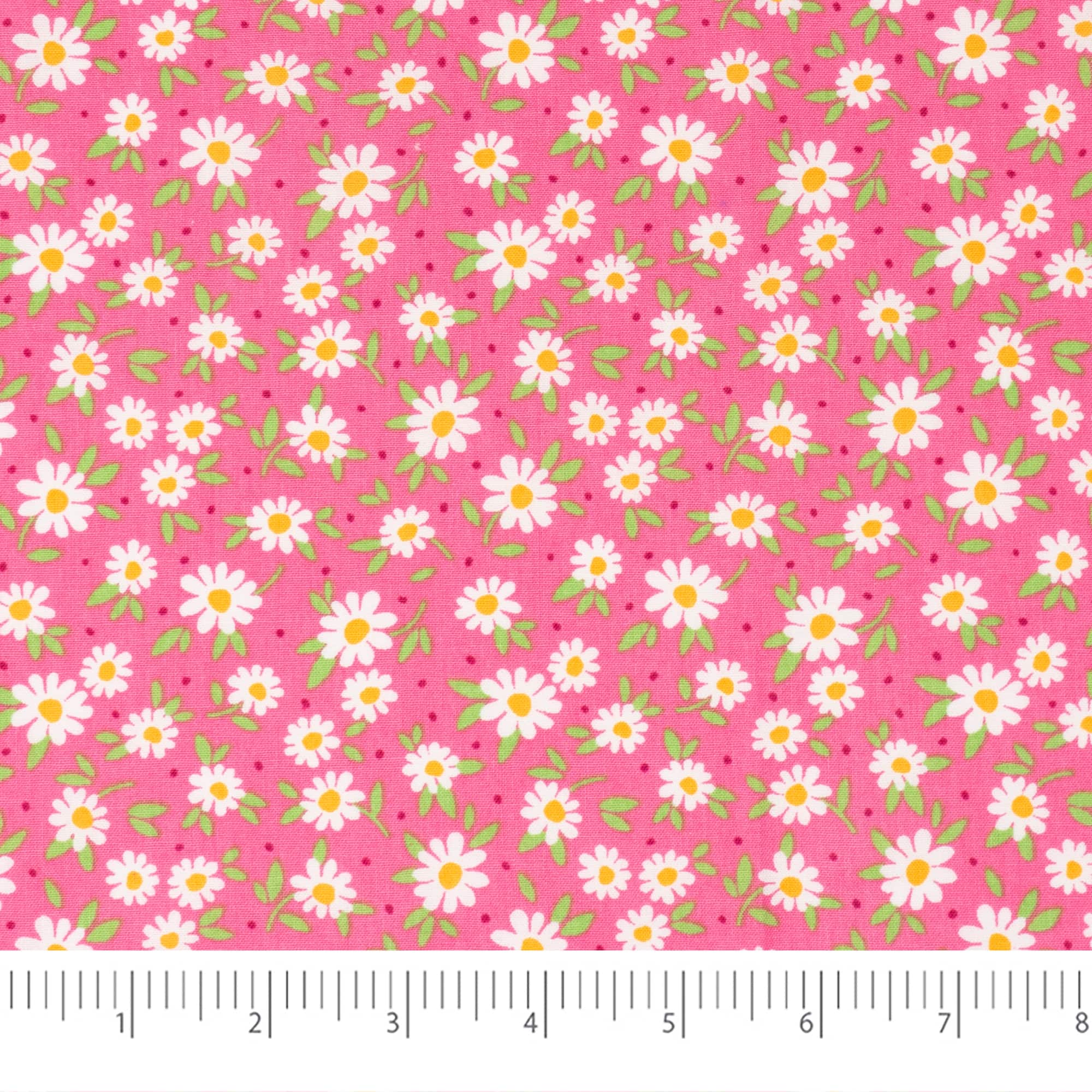 SINGER Pink Green Spring Premium Square Cotton Fabric Bundle